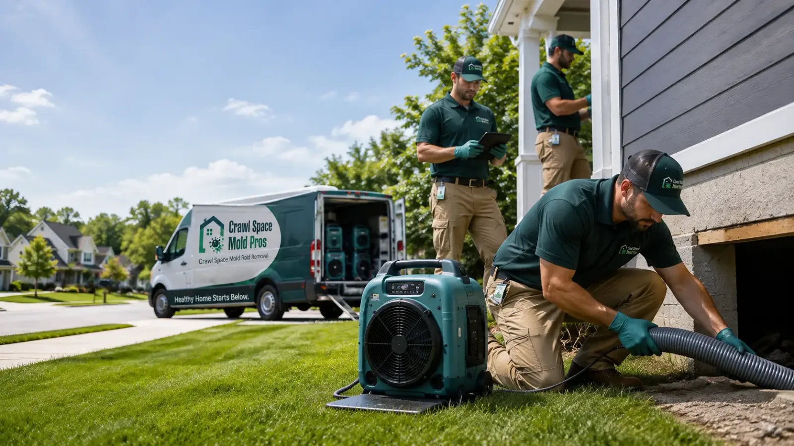 Crawl Space Mold Removal in Cardington, OH